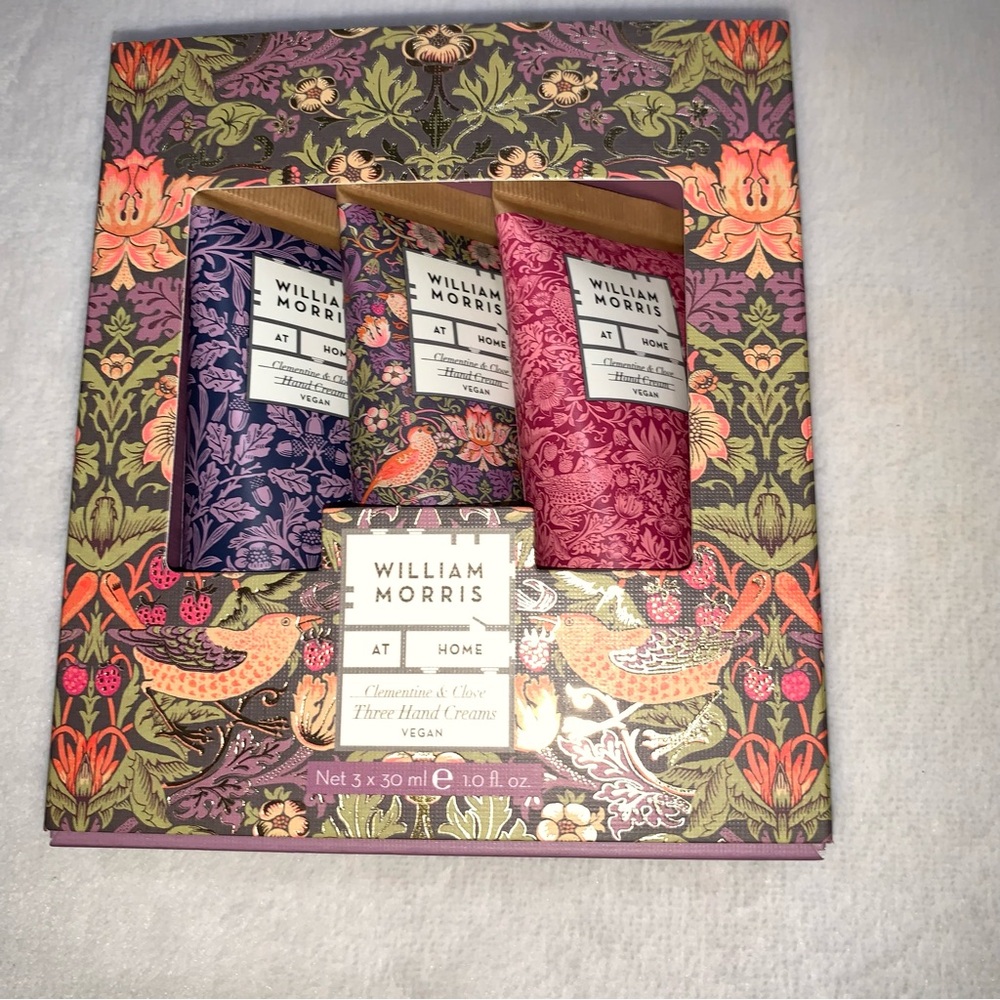 Anthropologie William morris clementine and clove Hand Cream Lotion 3pk new